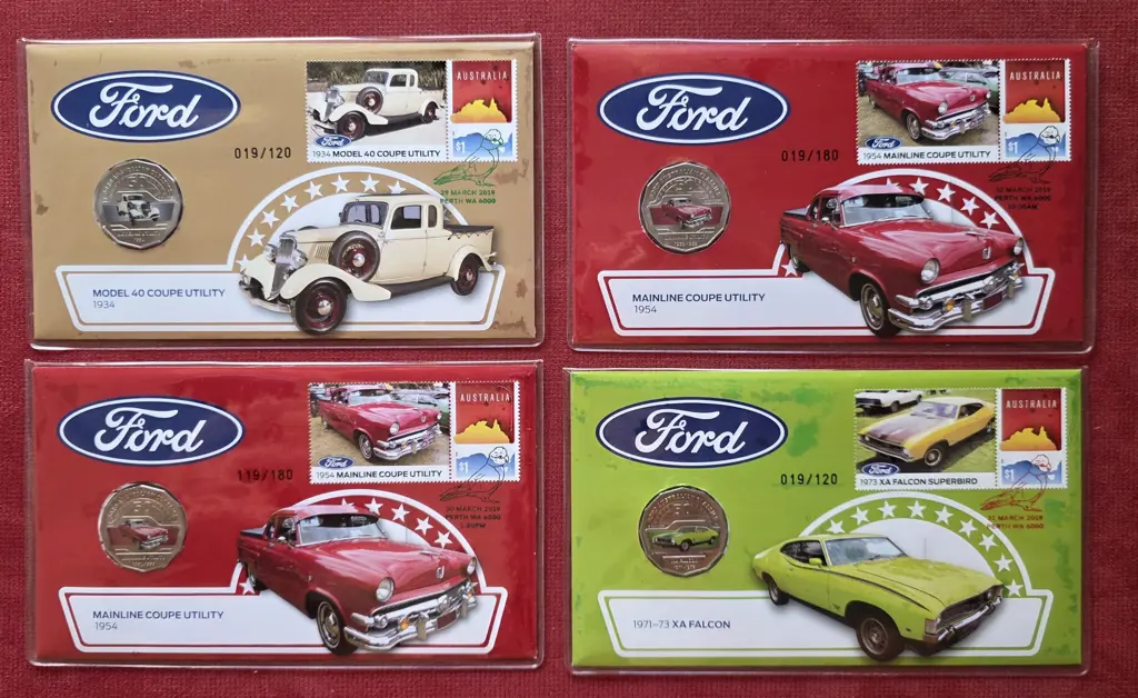 2019 (29th-31st Mar) Ford set of 4 with tabbed ... Image 1++