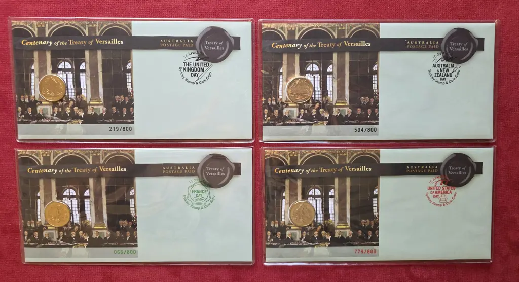 2019 (13th-16th June) Treaty of Versailles Postage ... Image 1++