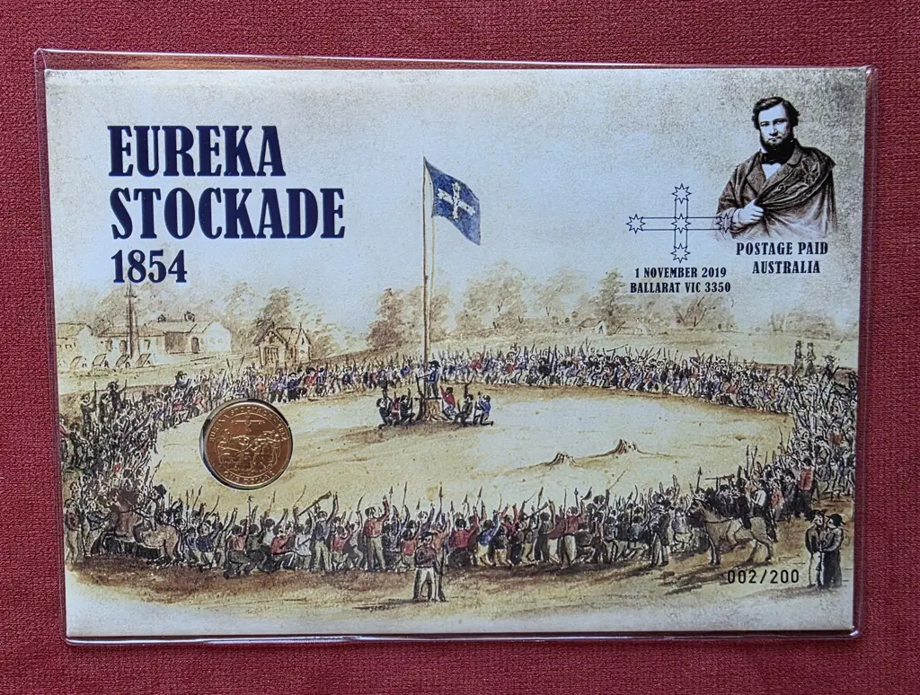 2019 (1st Nov) Eureka Stockade large Postage Paid ... Image 1++
