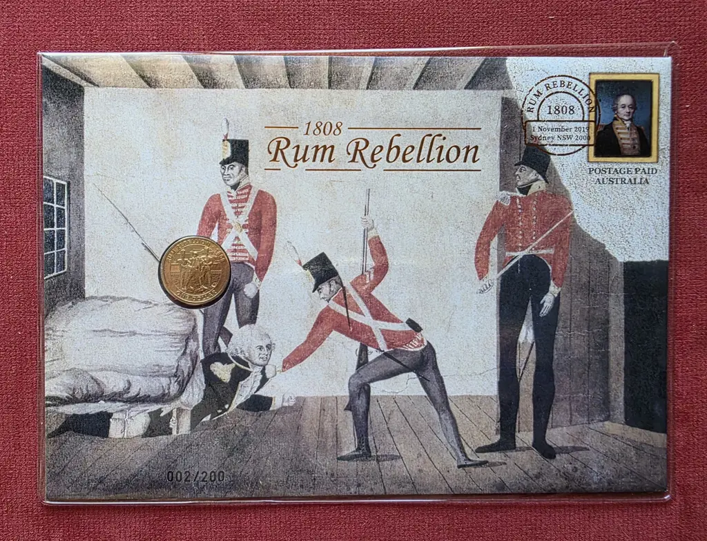 2019 (1st Nov) Rum Rebellion Postage Paid env with ... Image 1++