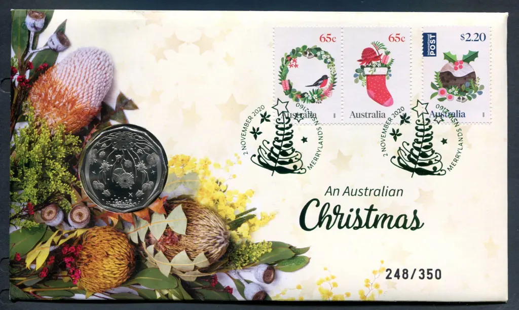 2020 (2nd Nov) "An Australian Christmas" ovptd PNC ... Image 1++