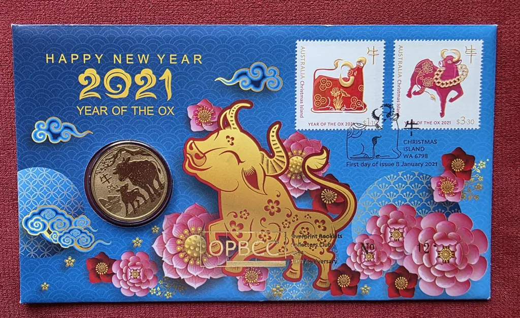 2021 (8th Jan) Christmas Is Year of the Ox $1.10 & ... Image 1++