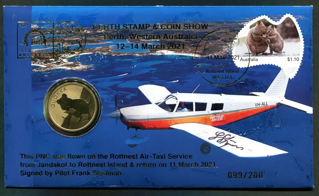 2021 (11th Mar) Perth Stamp & Coin Show Rottnest ... Image 1++