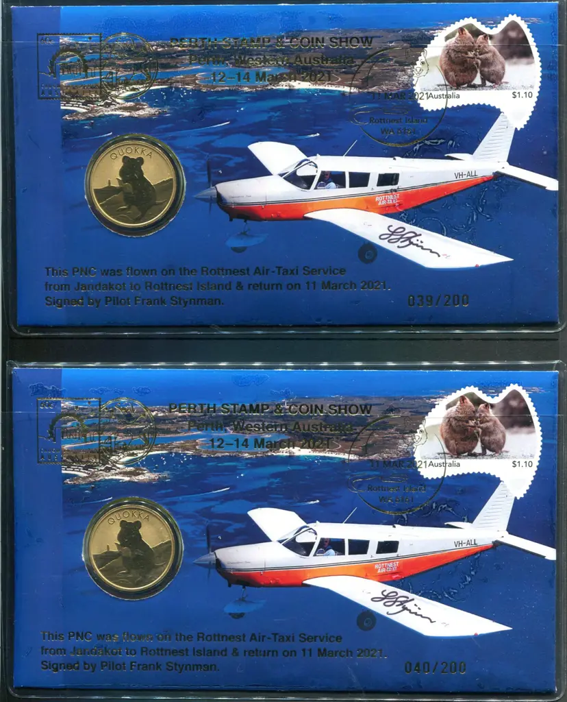2021 (11th Mar) Perth Stamp & Coin Show Rottnest ... Image 1++