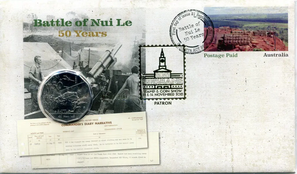 2021 (21st Sept) Battle of Nui Le 50 Years Postage ... Image 1++