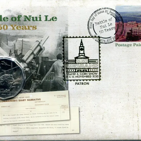 2021 (21st Sept) Battle of Nui Le 50 Years Postage ...