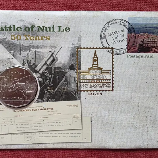 2021 (21st Sept) Battle of Nui Le 50 Years Postage ...