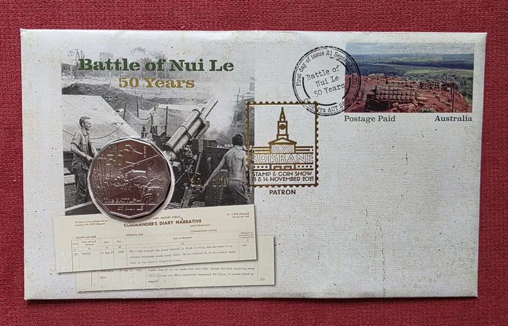 2021 (21st Sept) Battle of Nui Le 50 Years ovptd ... Image 1++