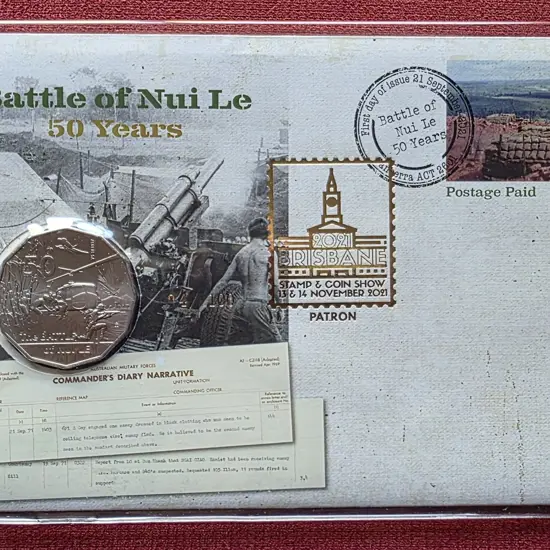 2021 (21st Sept) Battle of Nui Le 50 Years ovptd ...