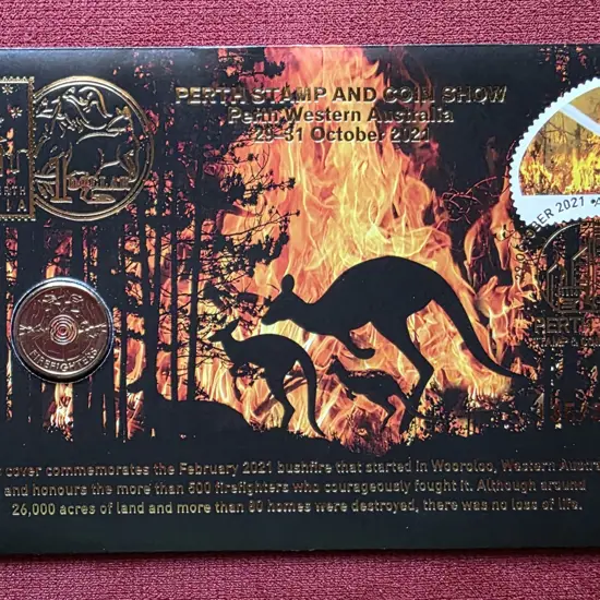2021 (29th Oct) Perth Stamp & Coin Show "Wooroloo ...