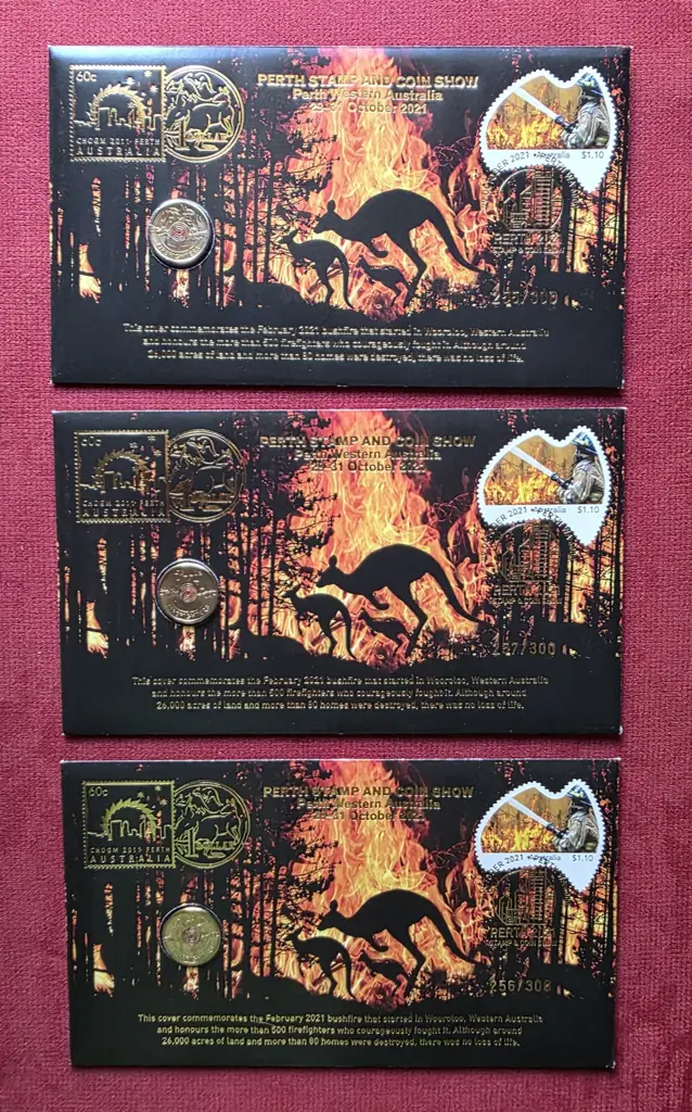 2021 (29th Oct) Perth Stamp & Coin Show "Wooroloo ... Image 1++