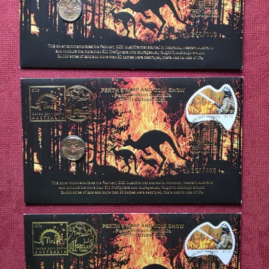 2021 (29th Oct) Perth Stamp & Coin Show "Wooroloo ...