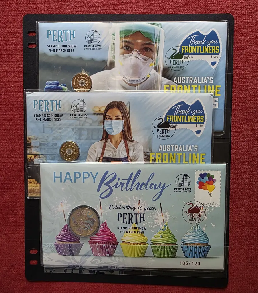 2022 (4th-6th Mar) Perth Stamp & Coin Show as ... Image 1++