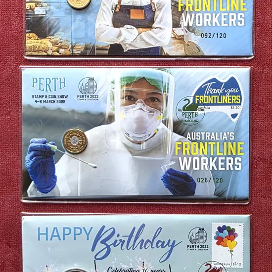2022 (4th-6th Mar) Perth Stamp & Coin Show set of ...