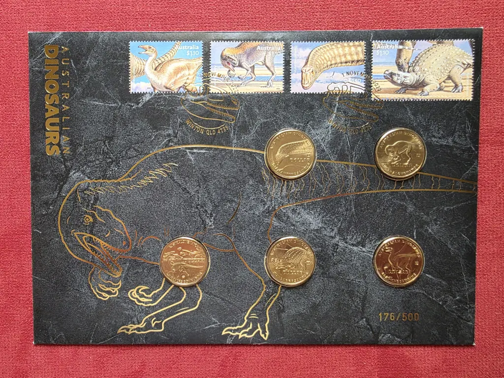 2022 (1st Nov) Australian Dinosaurs with set of 4 ... Image 1++