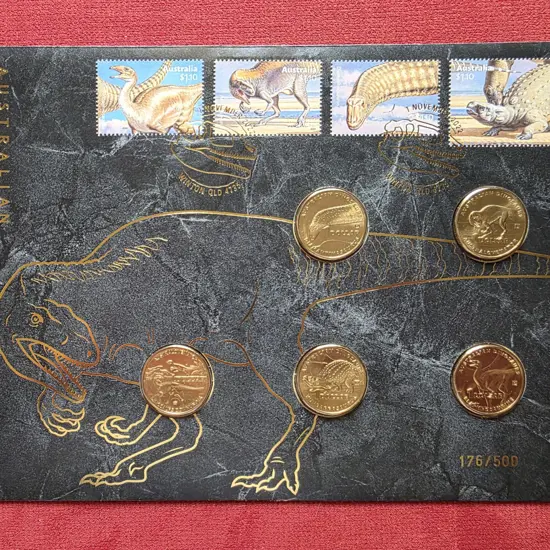 2022 (1st Nov) Australian Dinosaurs with set of 4 ...