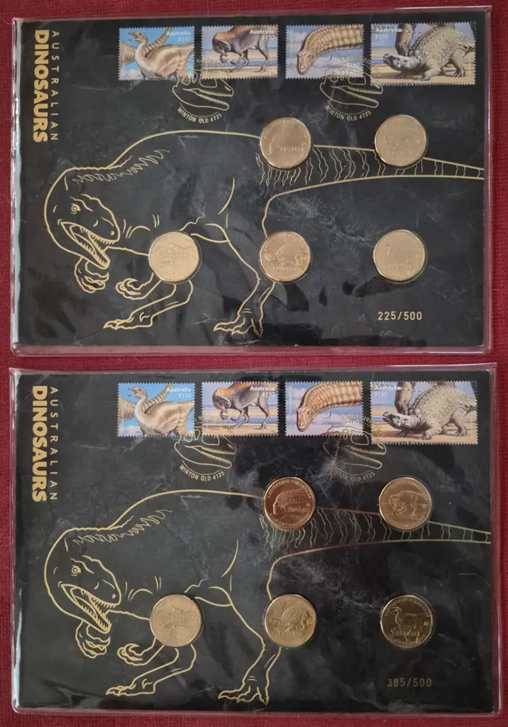 2022 (1st Nov) Australian Dinosaurs with set of 4 ... Image 1++