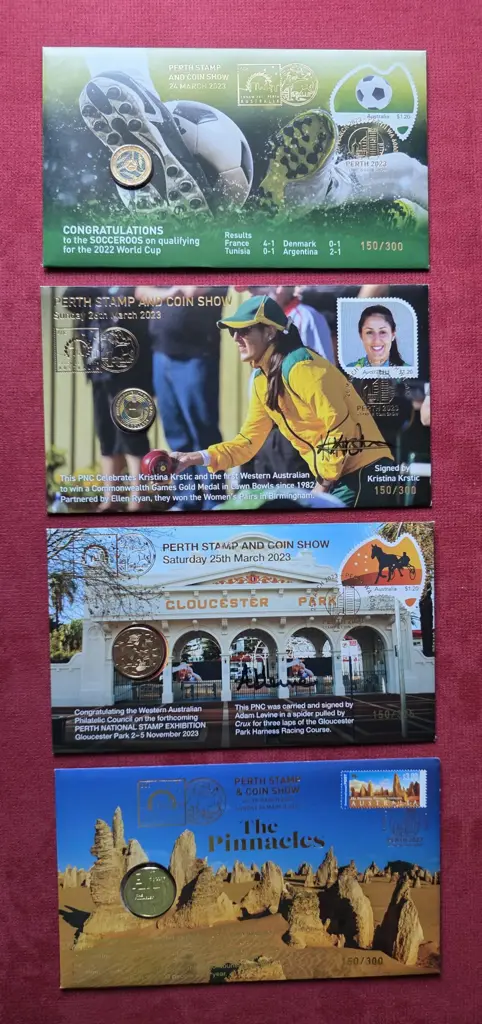 2023 (24th-26th Mar) Perth Stamp & Coin Show set ... Image 1++