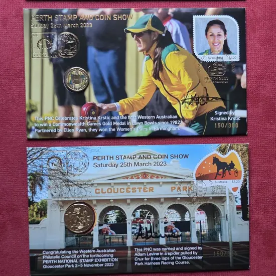 2023 (24th-26th Mar) Perth Stamp & Coin Show set ...
