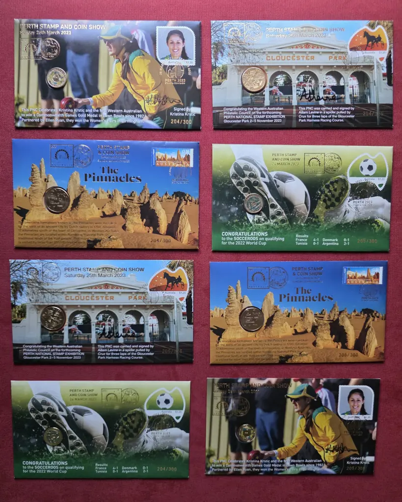 2023 (24th-26th Mar) Perth Stamp & Coin Show set ... Image 1++