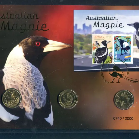 2023 (1st Nov) Australian Magpie with $2.40 M/S ...