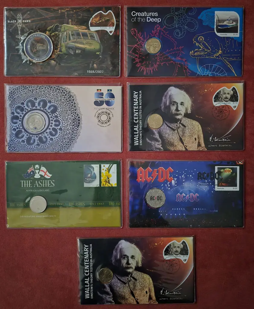 2023 AC/DC & 2024 Naidoc both with 50c coloured ... Image 1++