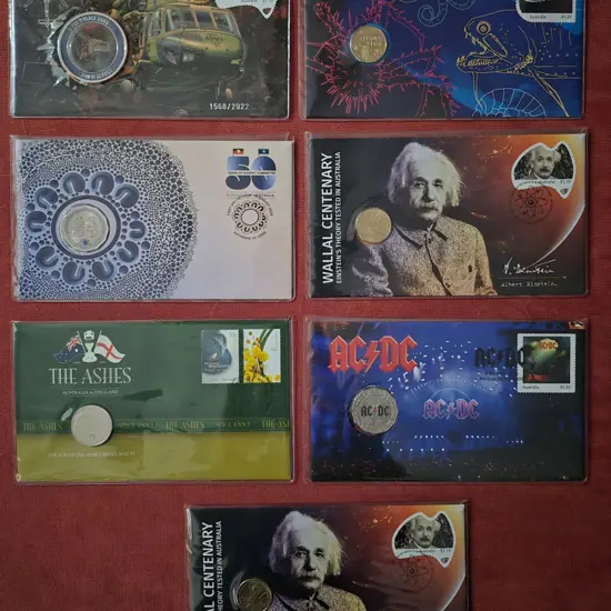 2023 AC/DC & 2024 Naidoc both with 50c coloured ...