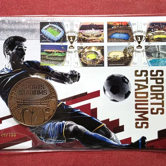 2020 (1st Nov) Sports Stadiums set of 8 diff $1 ...