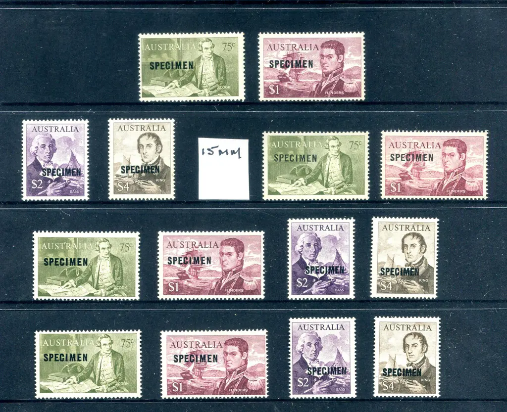 1966 Navigators set of 6 ovptd "SPECIMEN" with the ... Image 1++