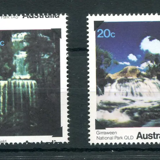 1979 National Park "Falls" se-tenant pair mis ...