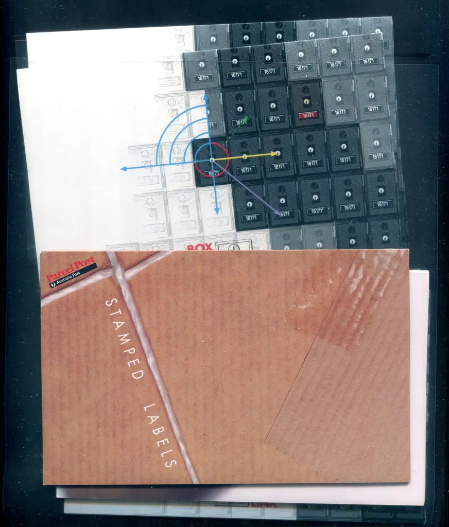1991 Across Town Sydney & Perth Postage Paid S/A ... Image 1++