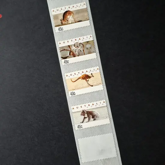 1991 38c Christmas horiz strip of 5 with major ...