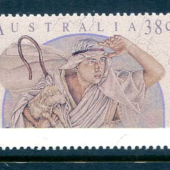 1991 38c Christmas horiz strip of 5 with major ...
