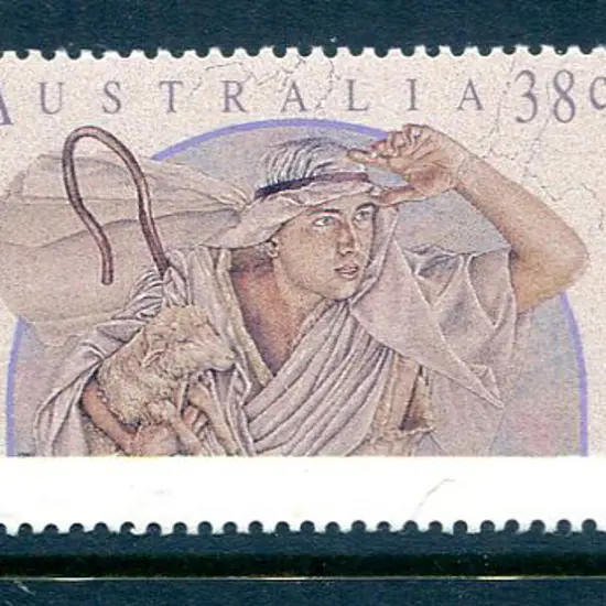 1994 "Kangaroos & Koalas" CPS strip of 6 with ...