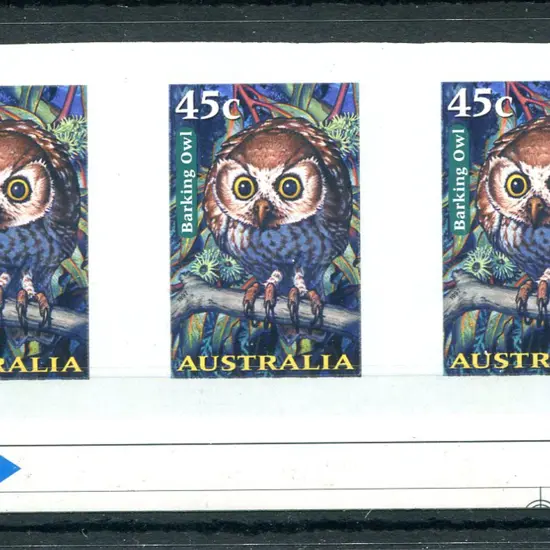 1997 45c Creatures of the Night - Barking Owl S/A ...