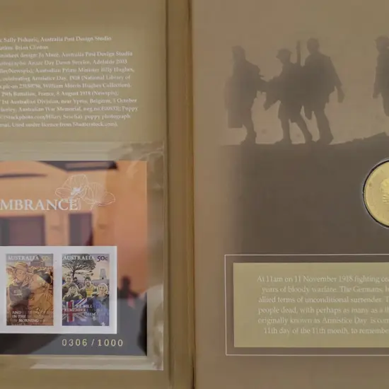 2008 90th Anniv End of WWI "Impressions" folder ...