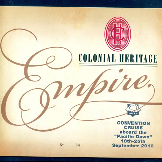2010 $5 Colonial Heritage imperforate M/S & pack ...