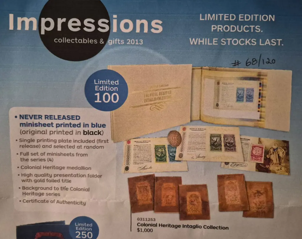 2013 Colonial Heritage Intaglio Collection Pres ... Image 1++