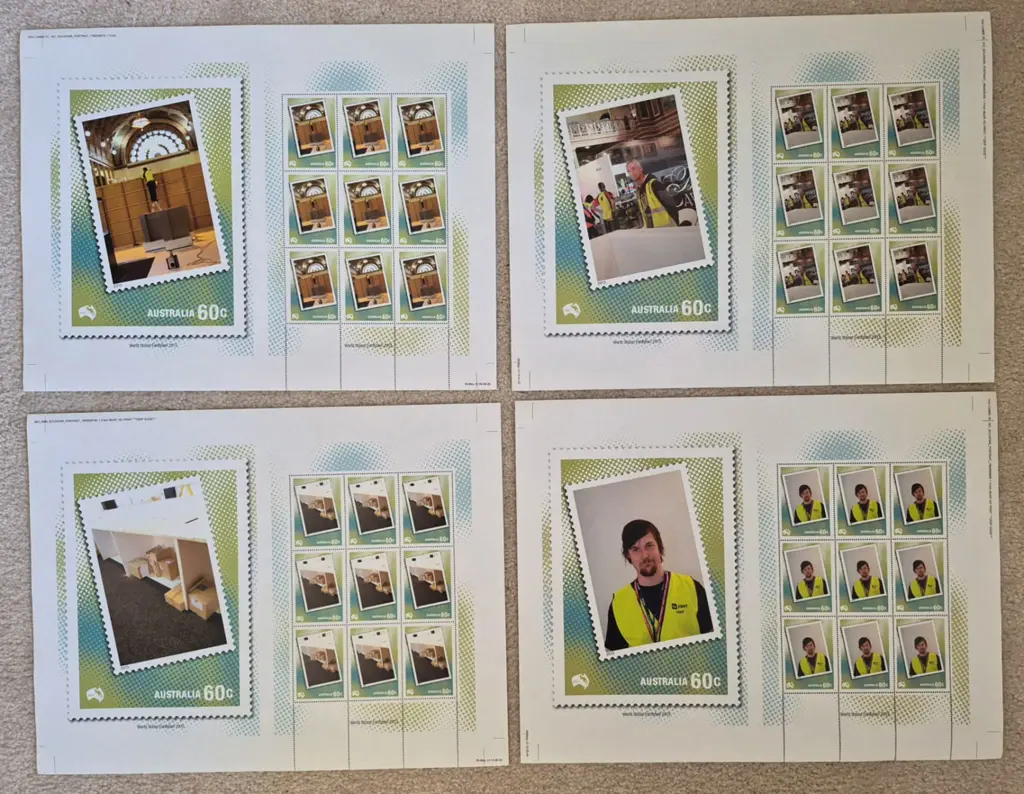 2013 60c Melbourne World Stamp Exhibition sheets x ... Image 1++