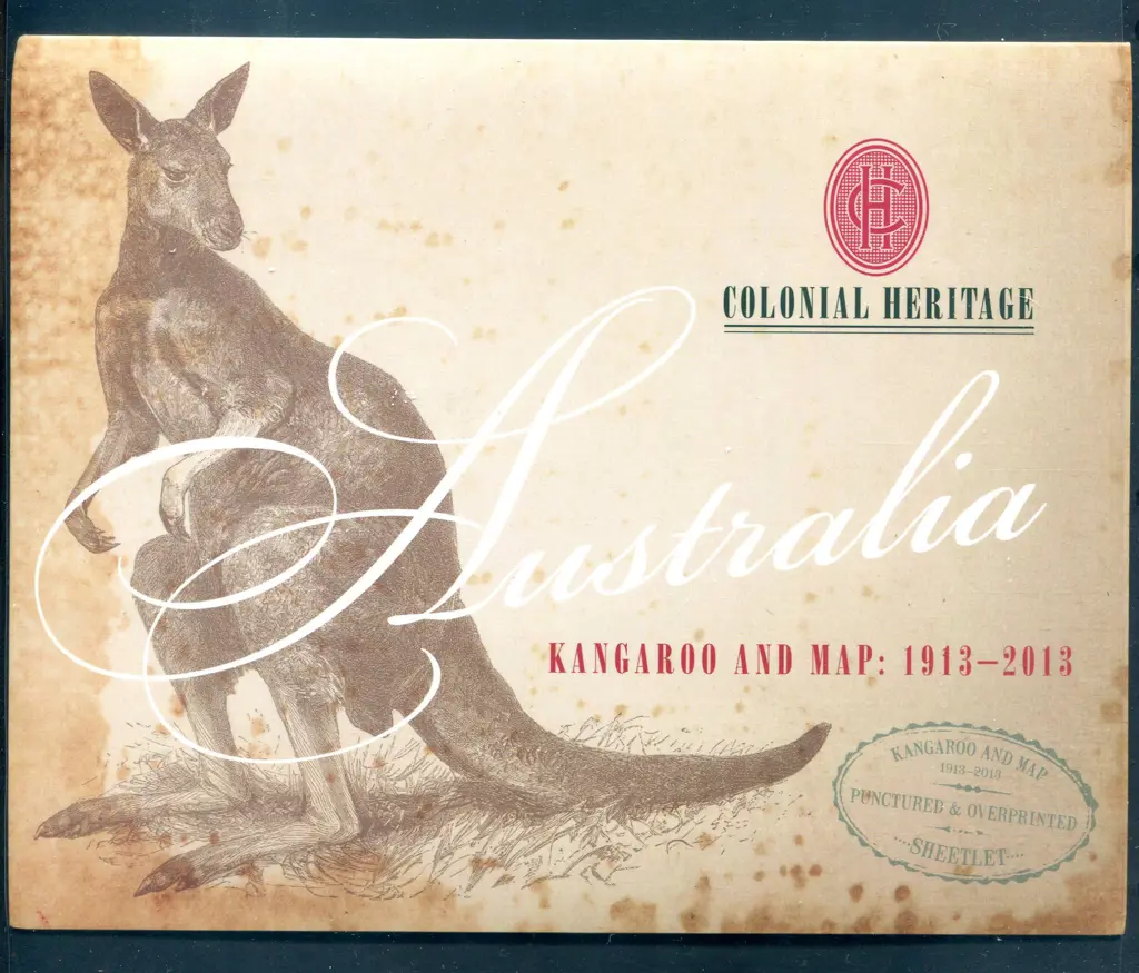 2013 $100 Centenary of Kangaroo Stamps sheetlet of ... Image 1++