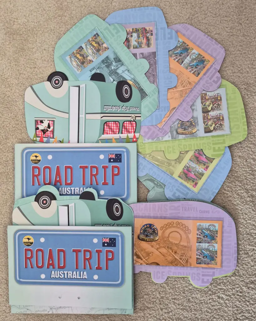 2013 "Road Trip" Caravan shaped pres folder ... Image 1++