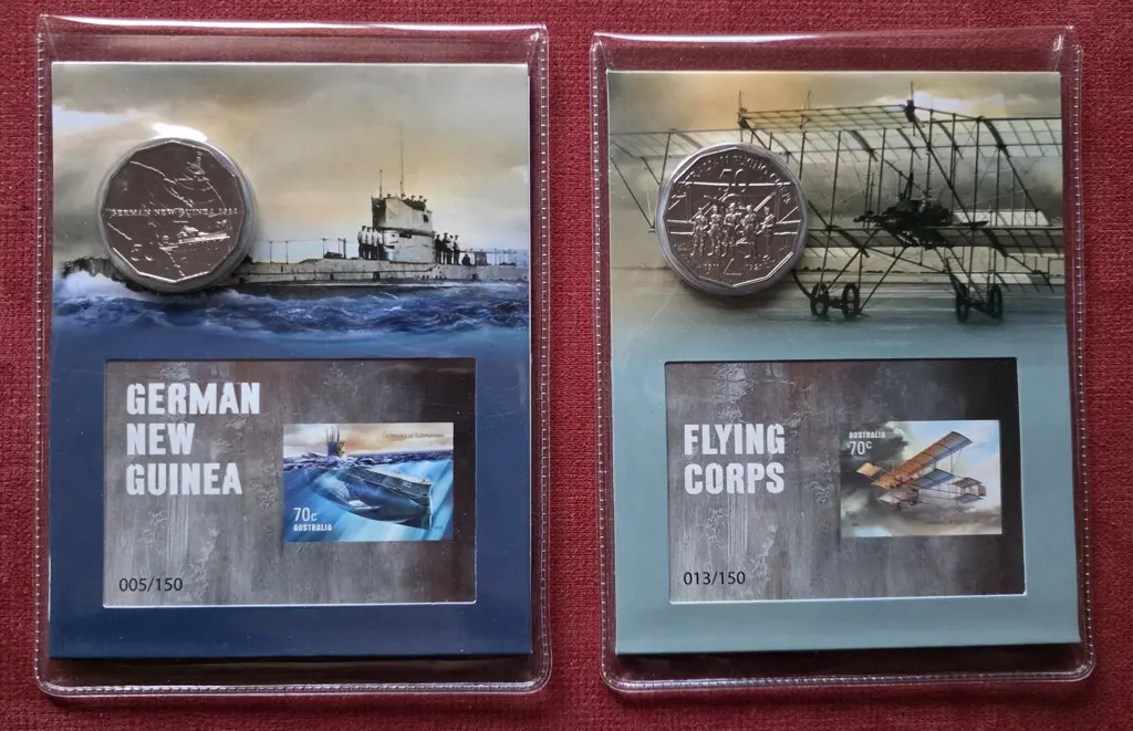 2014 70c "Flying Corps" & "German New Guinea" ... Image 1++