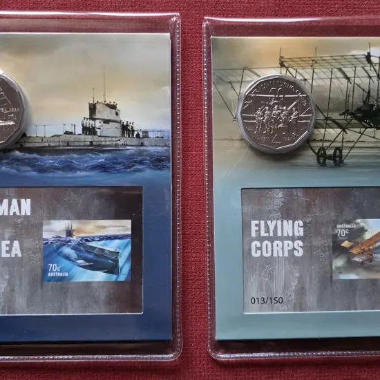2014 70c "Flying Corps" & "German New Guinea" ...