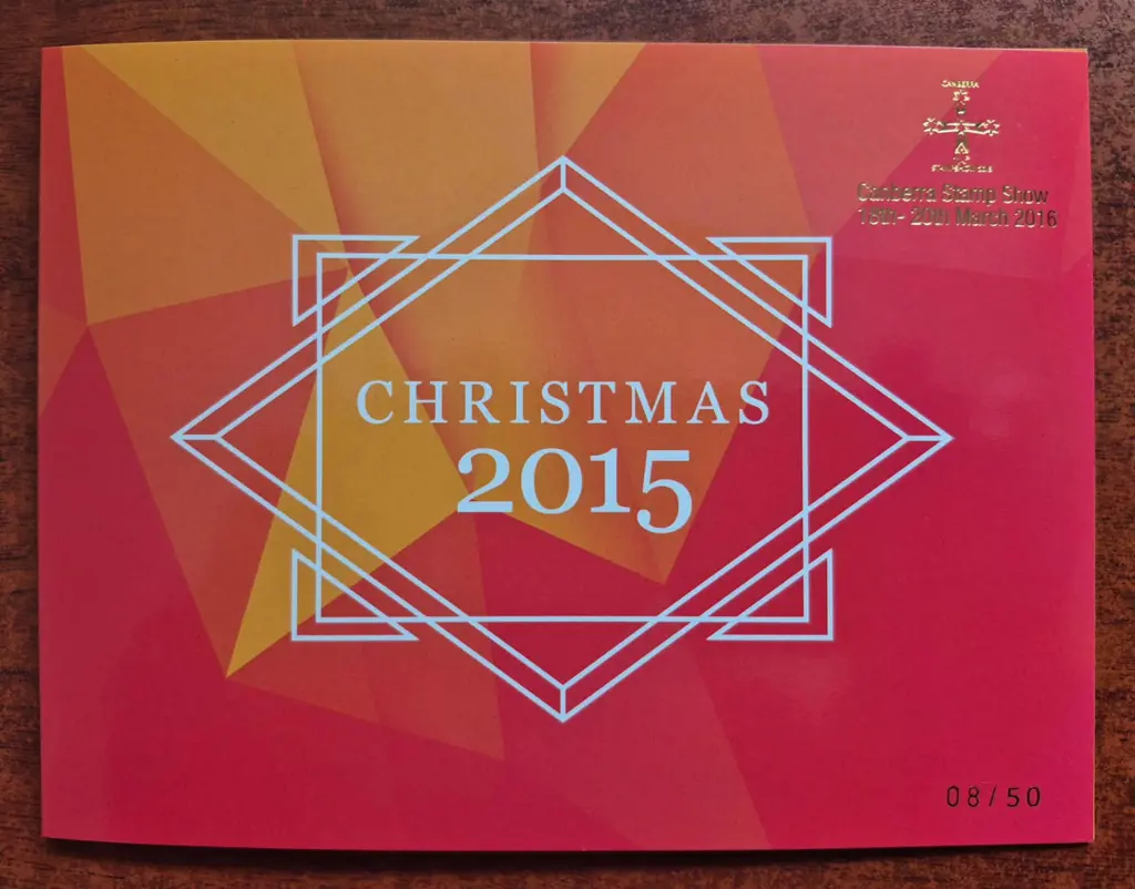 2015 Christmas folder containing both 65c vals & ... Image 1++