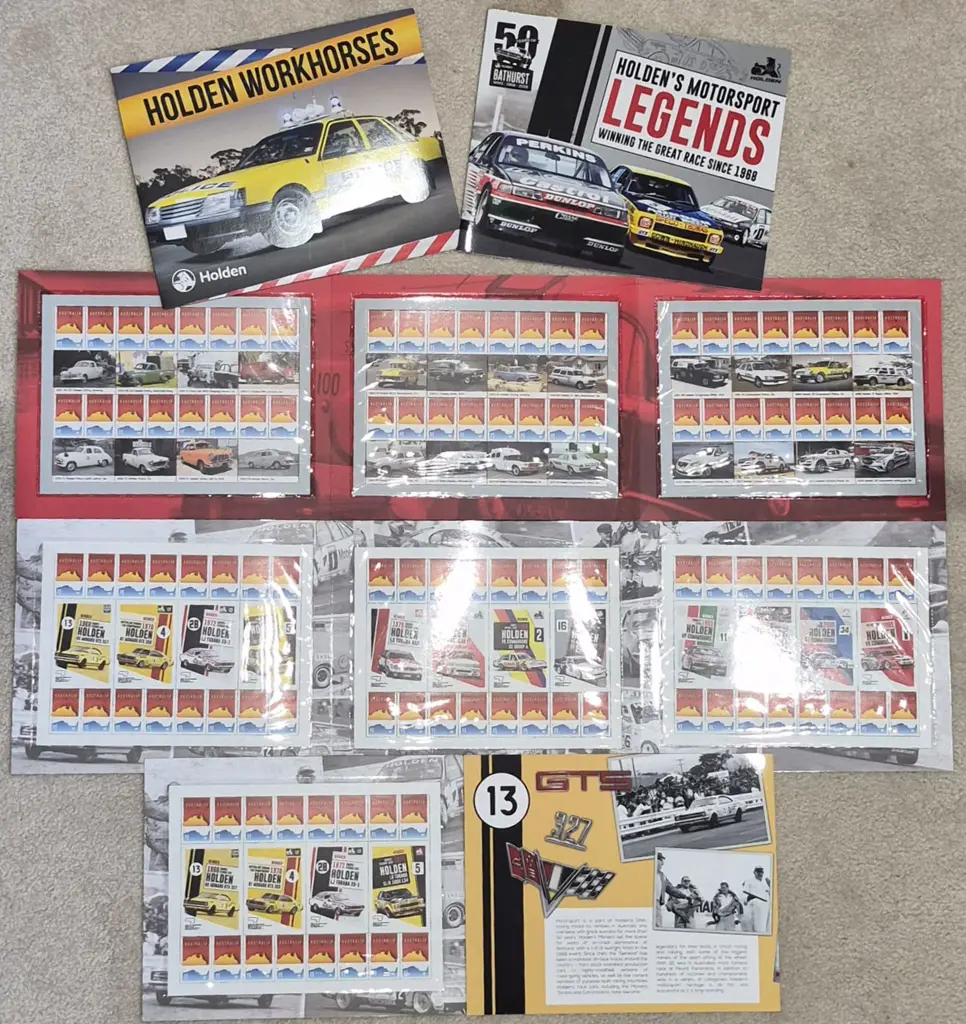 2018 $48 "Holden Workhorses" pres folders with ... Image 1++