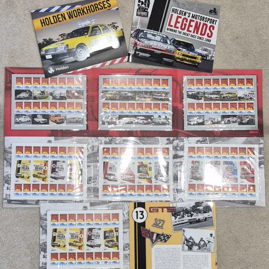 2018 $48 "Holden Workhorses" pres folders with ...