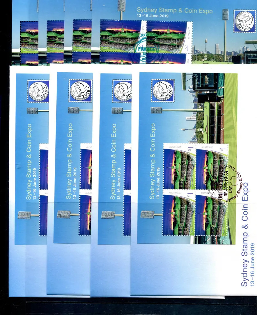 2019 (13th-16th June) Sydney Stamp & Coin Expo set ... Image 1++