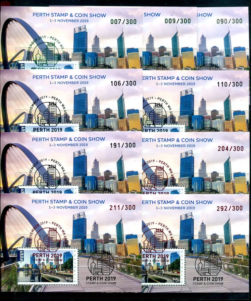 2019 (1st-3rd Nov) Perth Stamp & Coin Show ... Image 1++