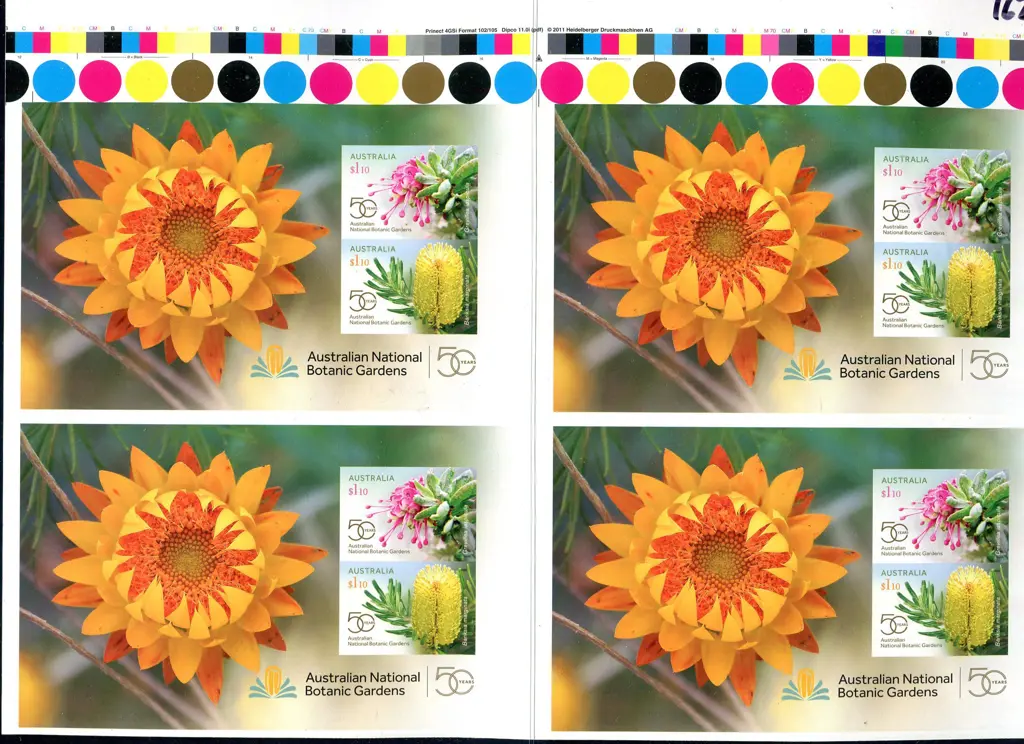 2020 Aust National Botanic Gardens $2.20 M/S's in ... Image 1++