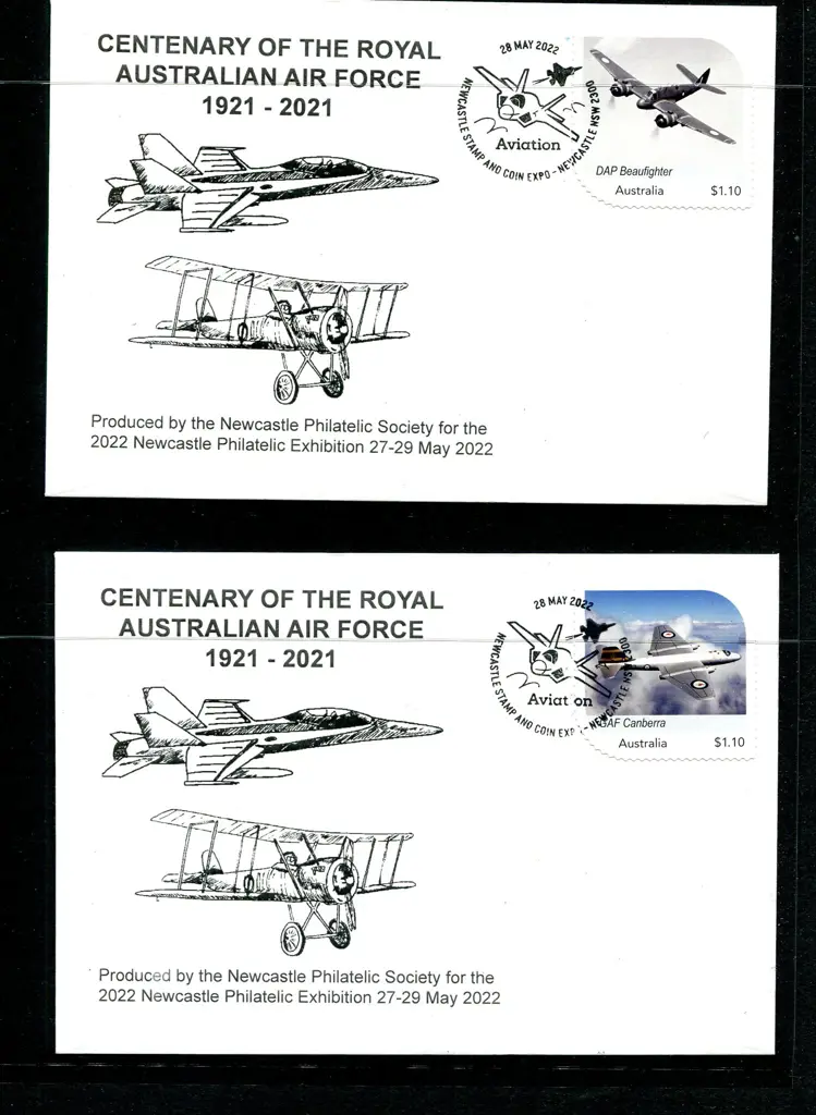 2022 (28th May) $1.10 RAAF Centenary MyStamp set ... Image 1++